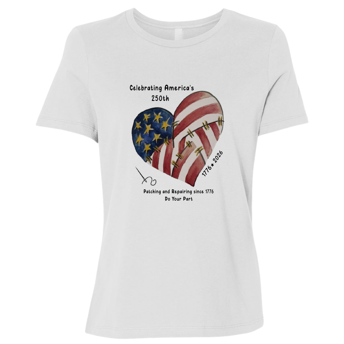250th Heart Women's T-Shirt
