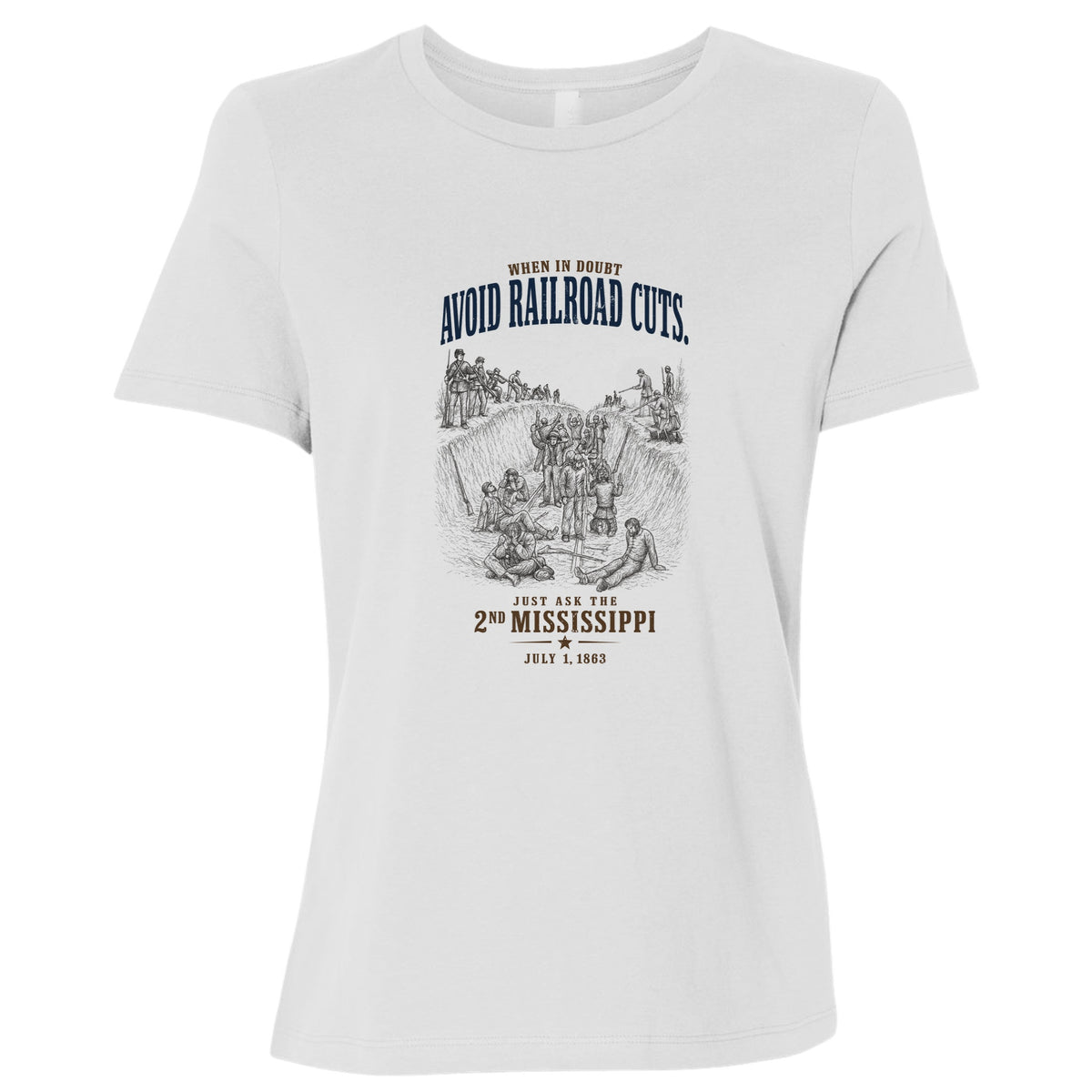 Avoid Railroad Cuts Women's T-Shirt