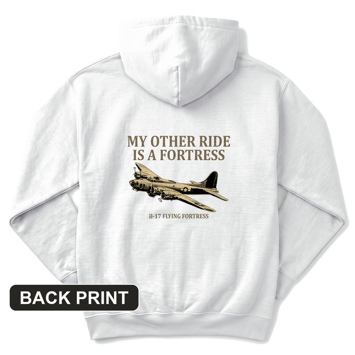 B-17 Back Print Hoodie