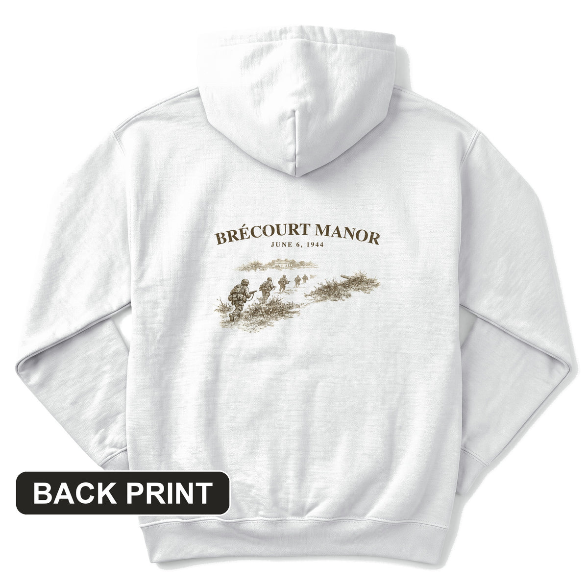 Brecourt Manor Back Print Hoodie