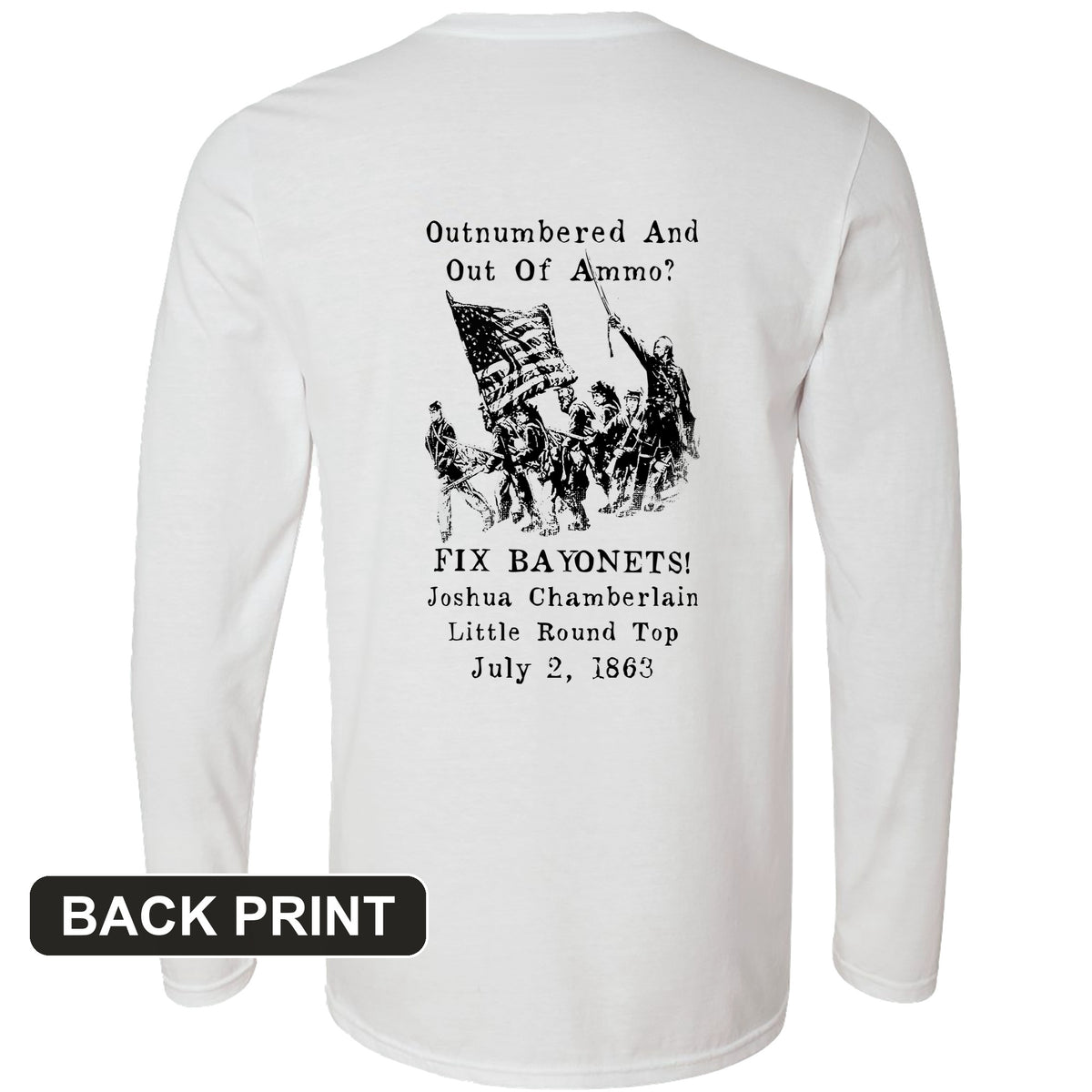 Chamberlain Back Print Long Sleeve T-Shirt