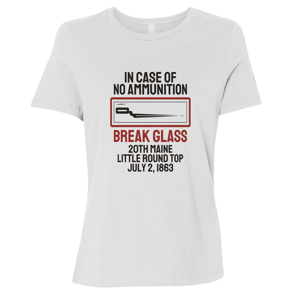 Chamberlain Break Glass Little Round Top Women's T-Shirt
