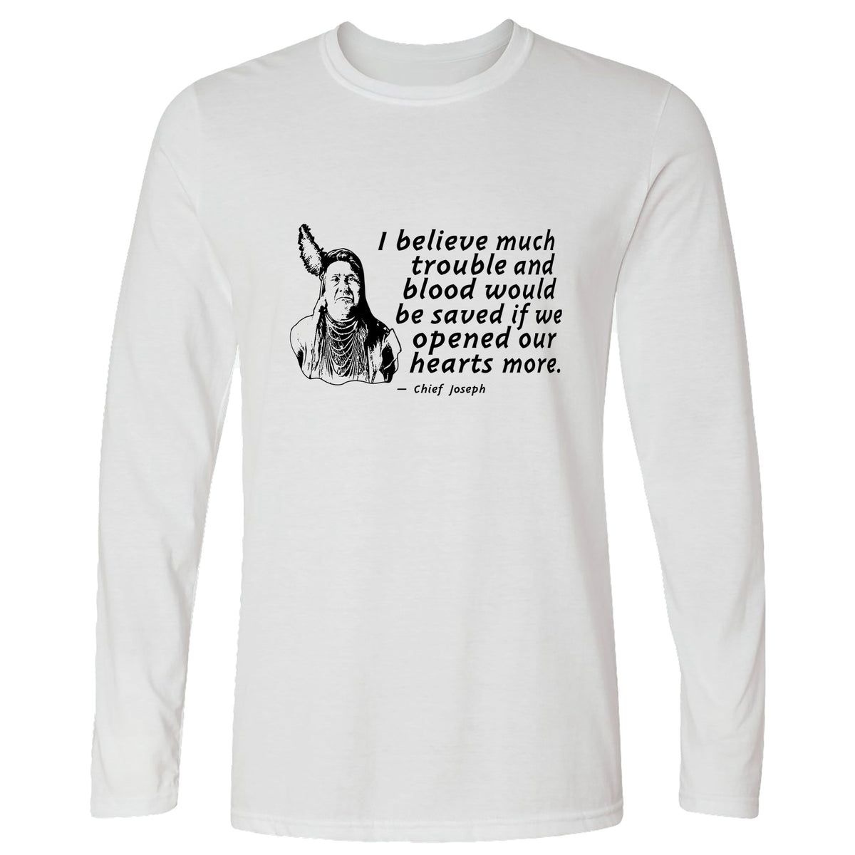Chief Joseph Open Hearts Long Sleeve T-Shirt
