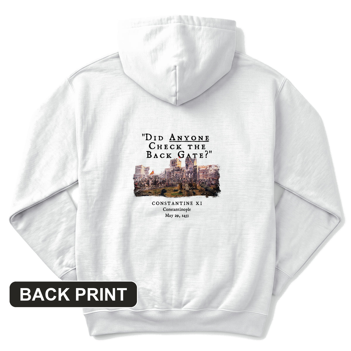 Constantinople Back Print Hoodie
