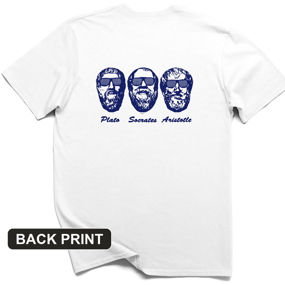 Cool Philosophers Back Print T-Shirt