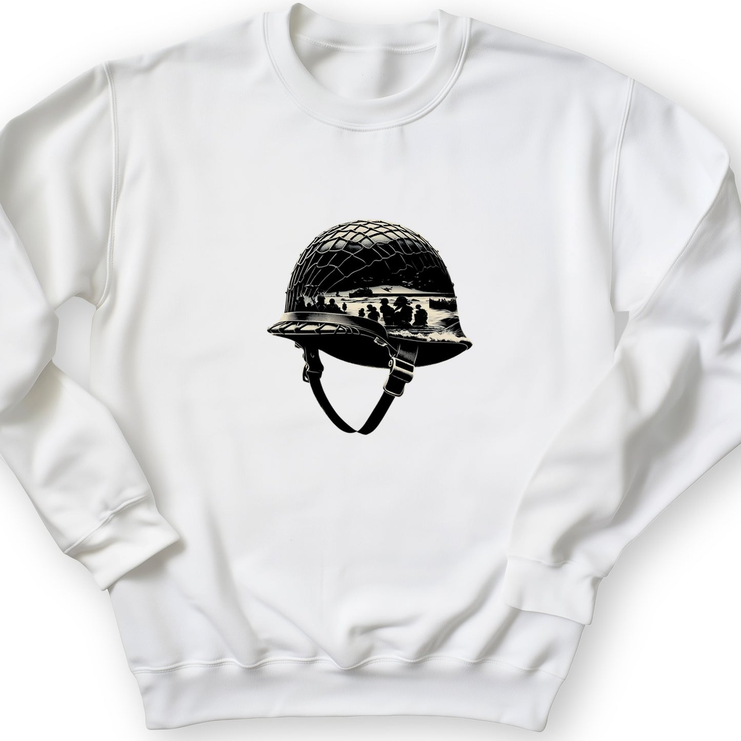 D-Day Helmet Crewneck