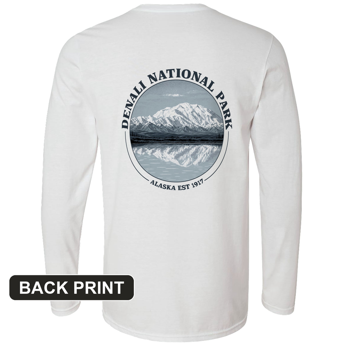 Denali Back Print Long Sleeve T-Shirt