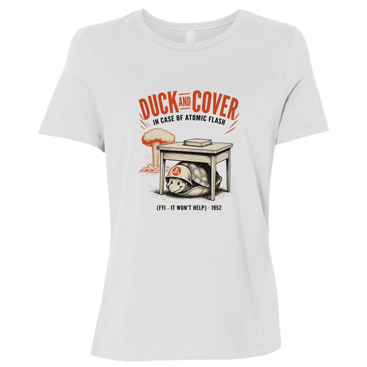 Duck And Cover Women's T-Shirt