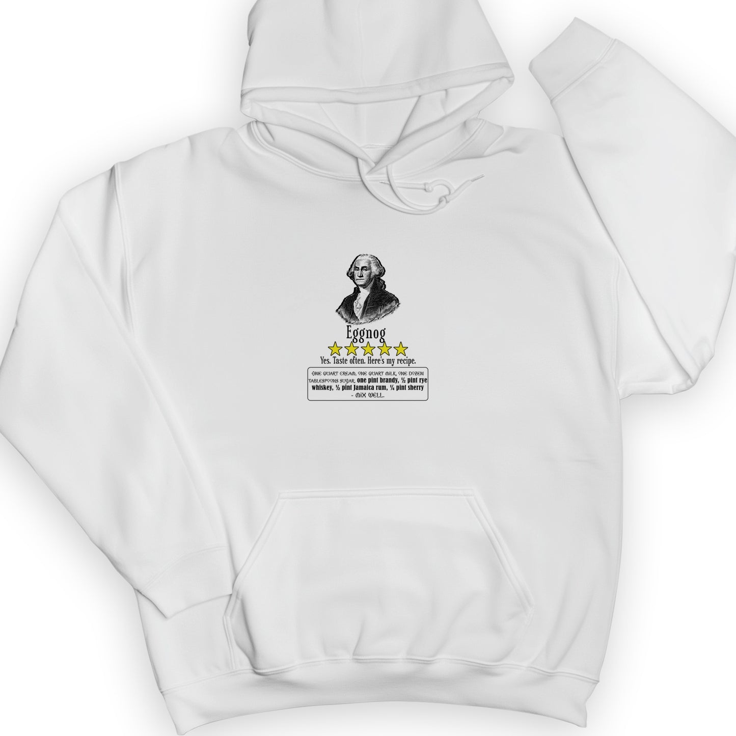 Eggnog George Washington Hoodie