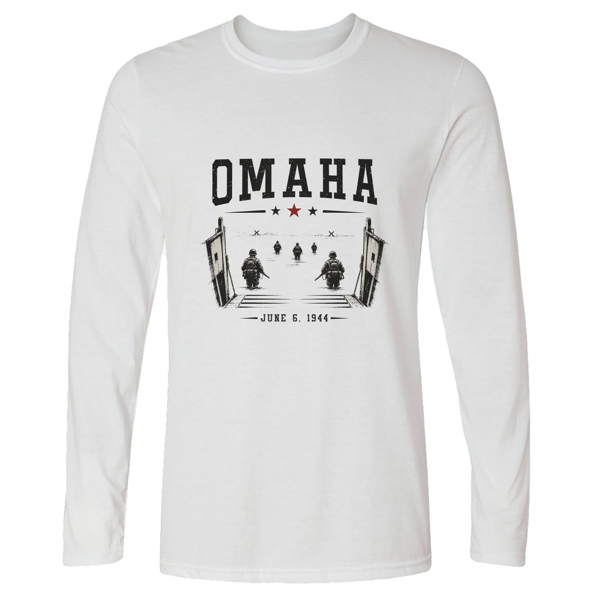 Exit Landing Craft Long Sleeve T-Shirt