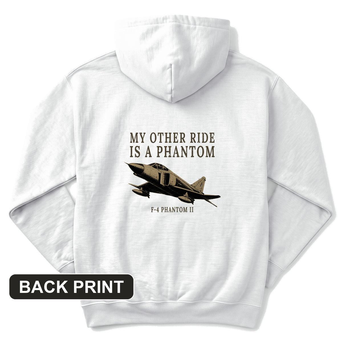 F-4 Phantom Back Print Hoodie