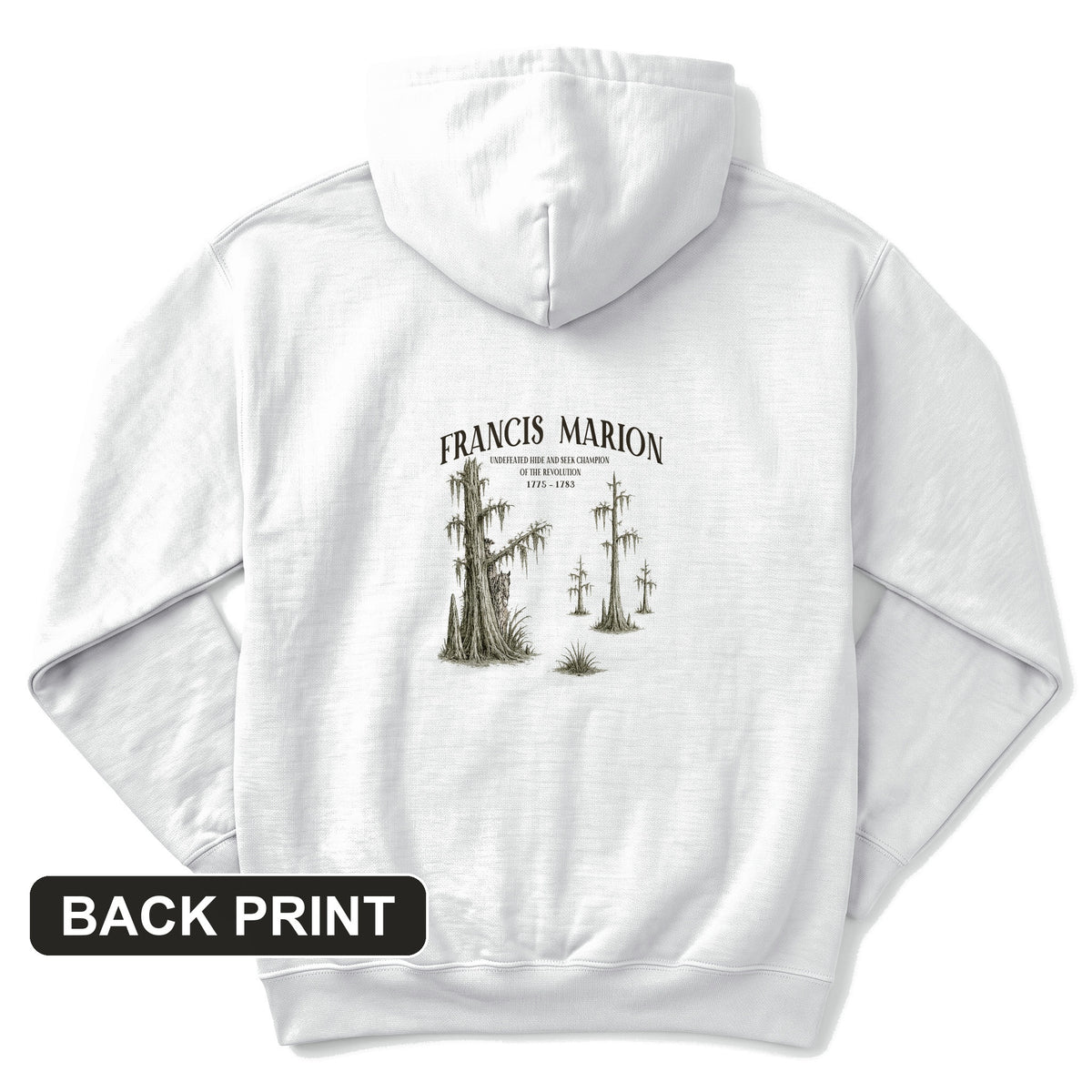 Francis Marion Back Print Hoodie