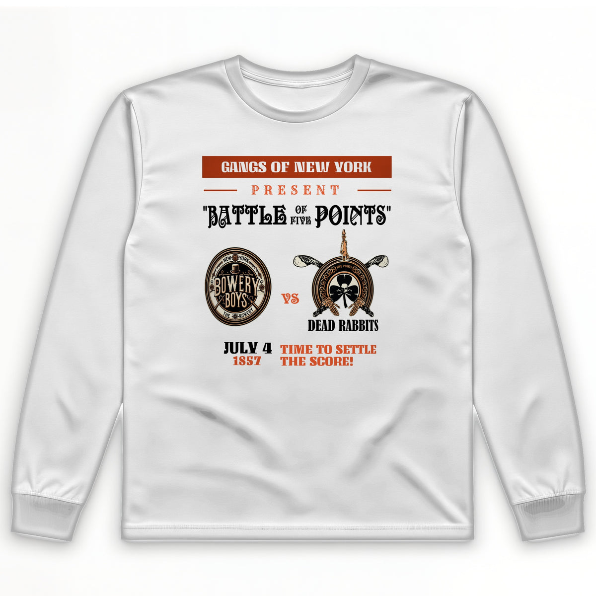 Gangs of New York Long Sleeve T-Shirt