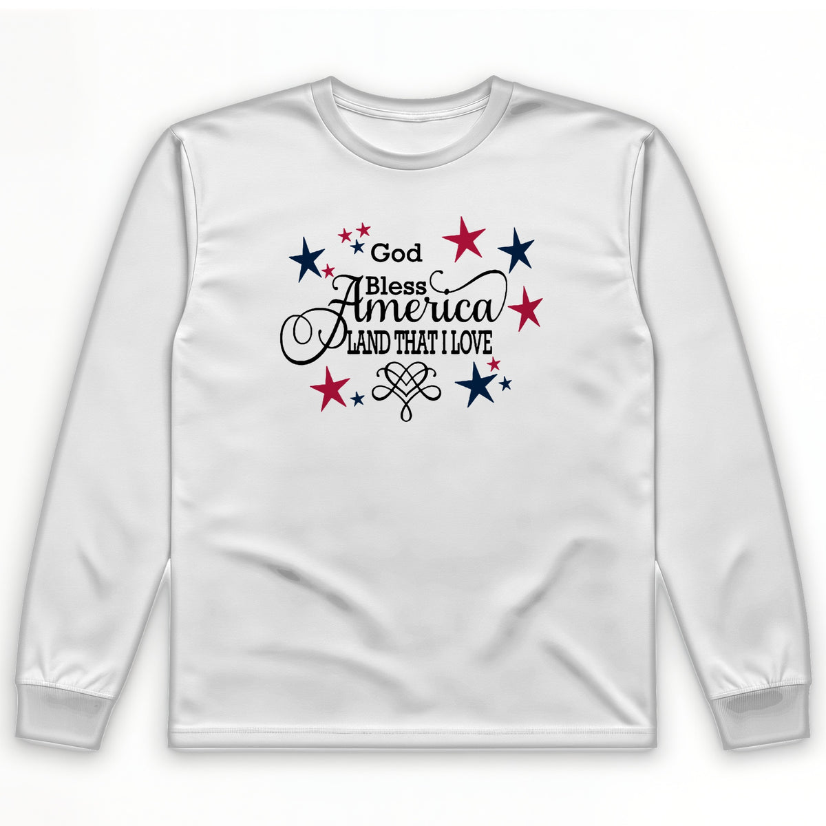 God Bless America Long Sleeve T-Shirt