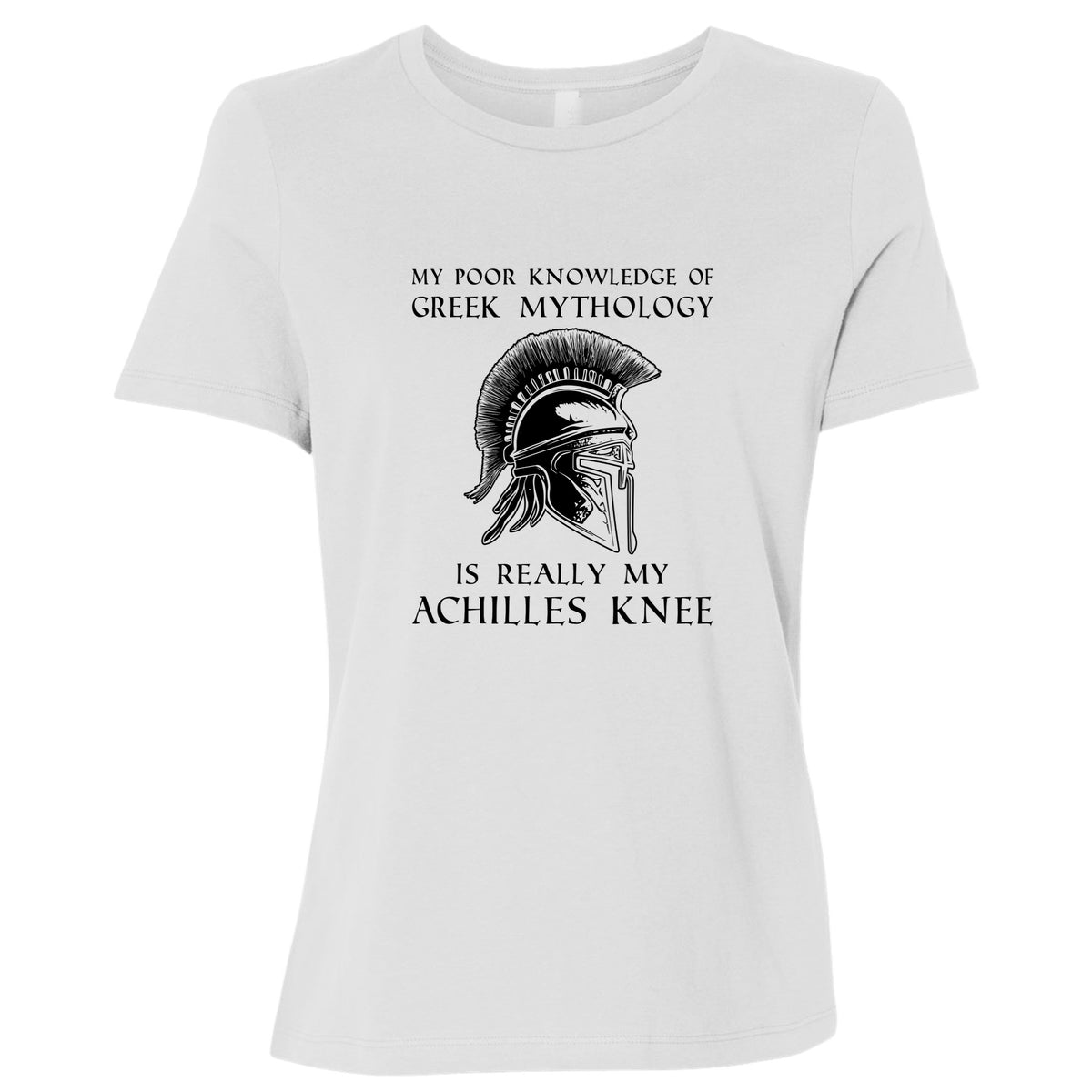 Greek Mythology Achilles Knee Women's T-Shirt