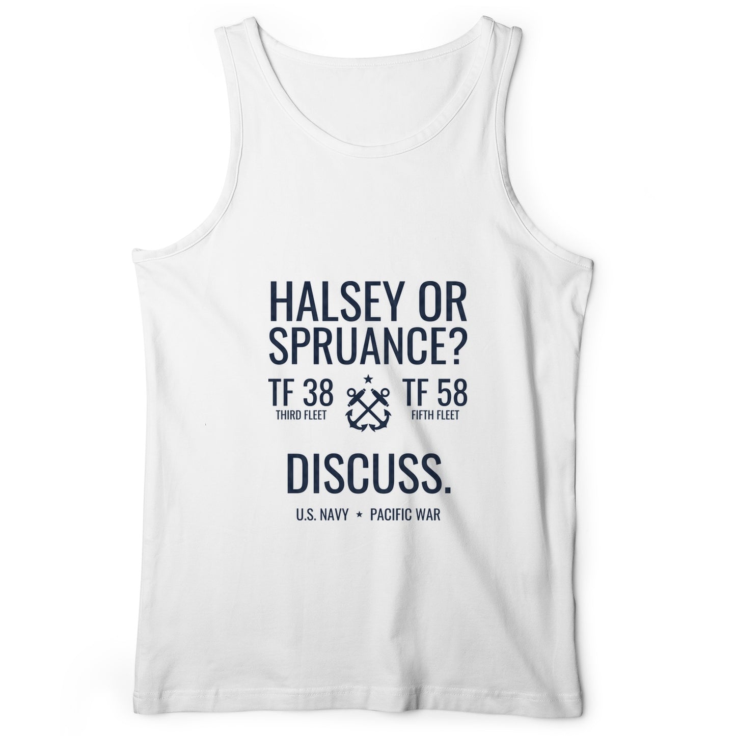 Halsey or Spruance Discuss Tank Top