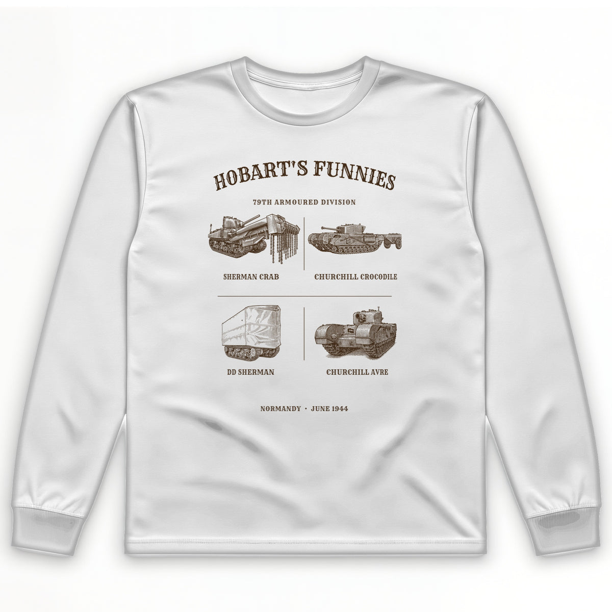 Hobart's Funnies Long Sleeve T-Shirt