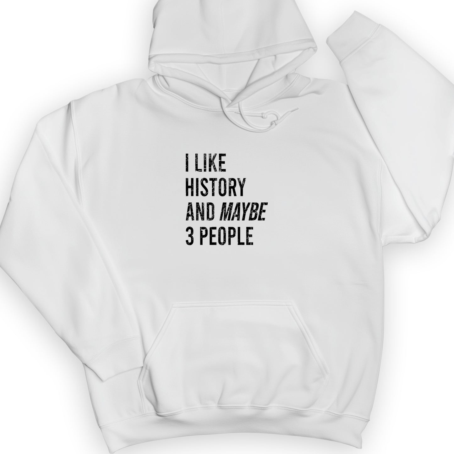 I Like History And Maybe 3 People Hoodie