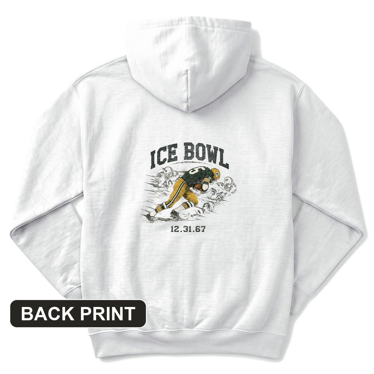 Ice Bowl Back Print Hoodie