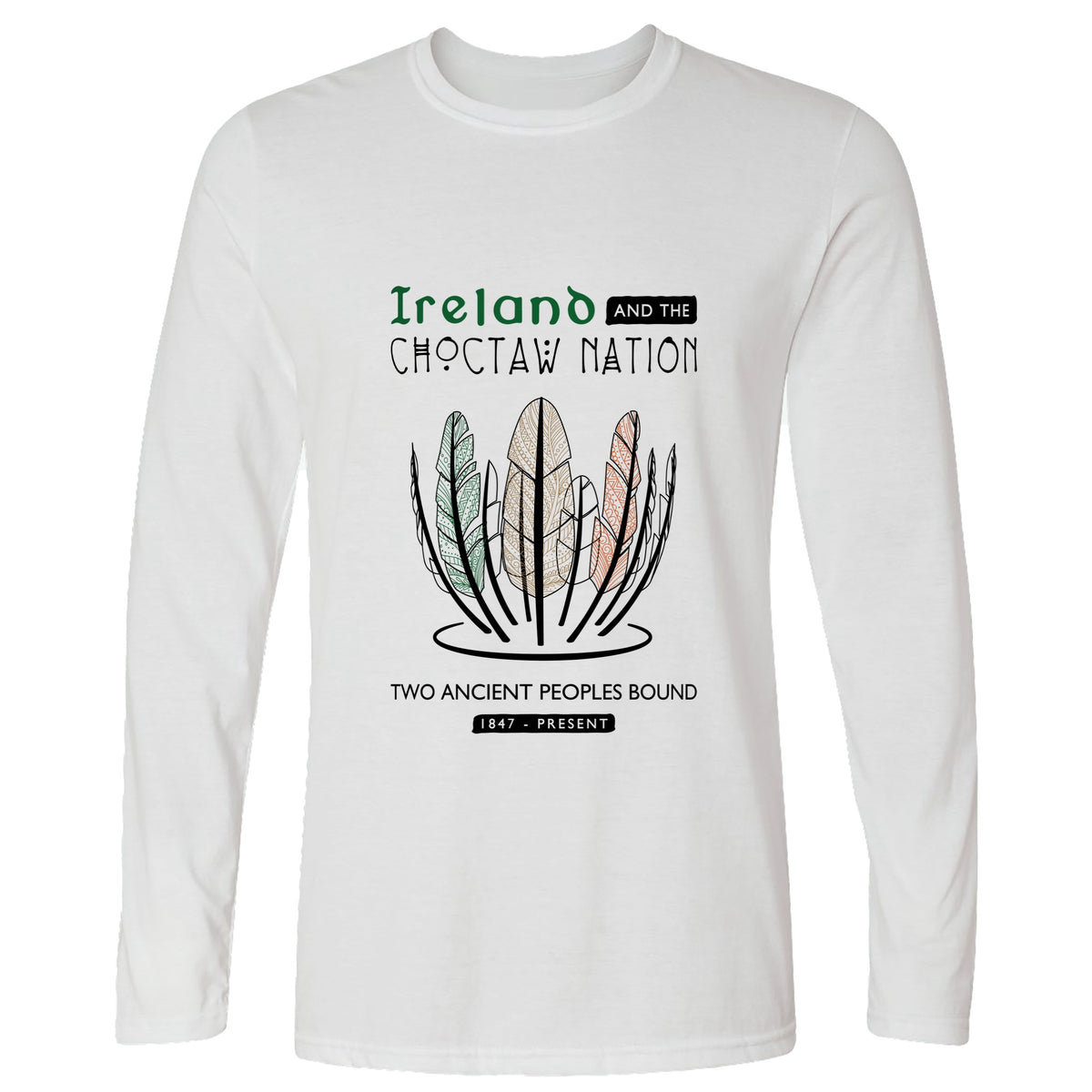 Irish-Choctaw Friendship Long Sleeve T-Shirt