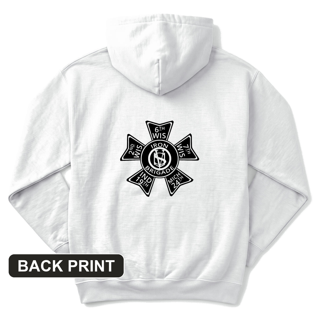Iron Brigade Back Print Hoodie