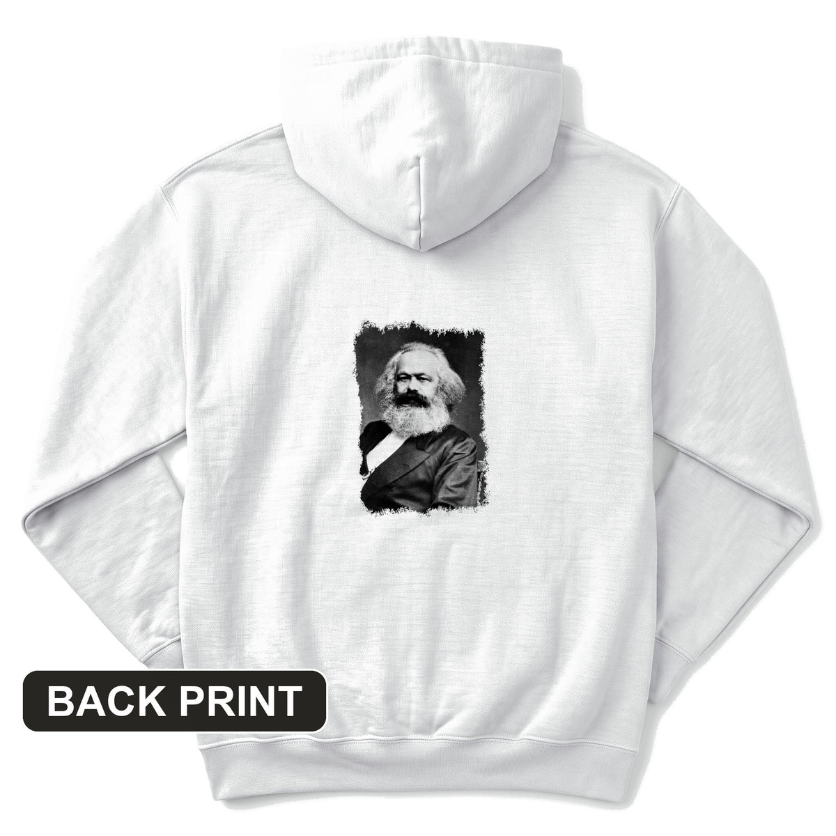 Karl Marx Back Print Hoodie
