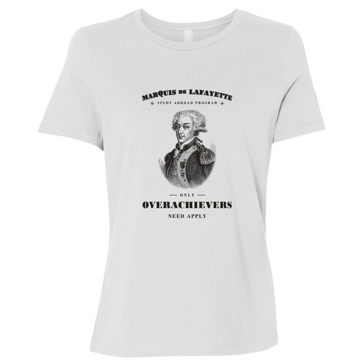 Marquis de Lafayette Study Abroad Program Women's T-Shirt