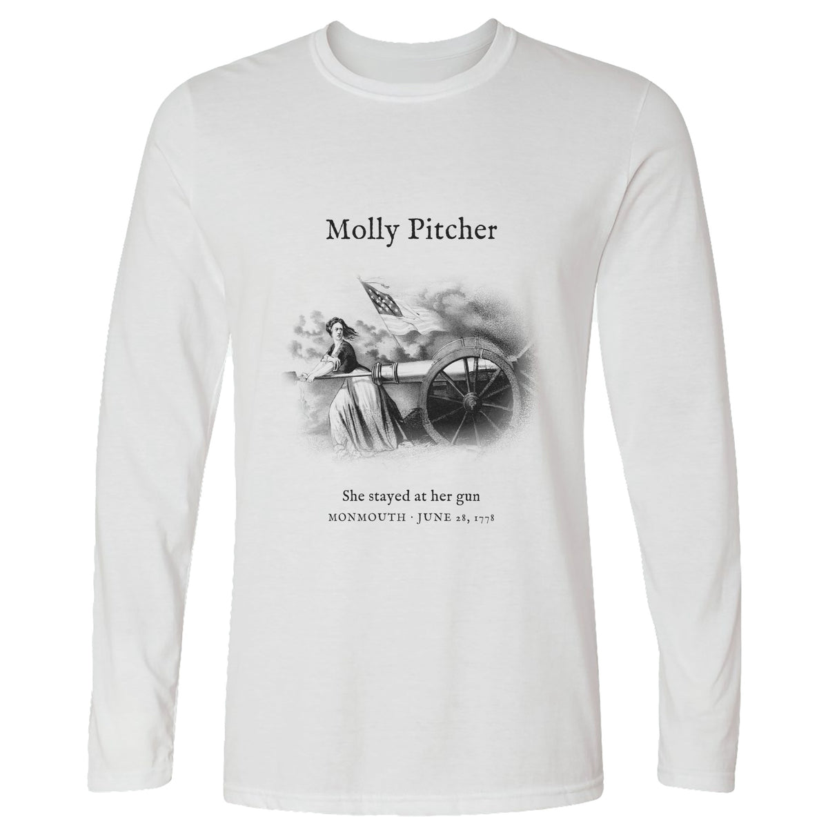 Molly Pitcher Long Sleeve T-Shirt