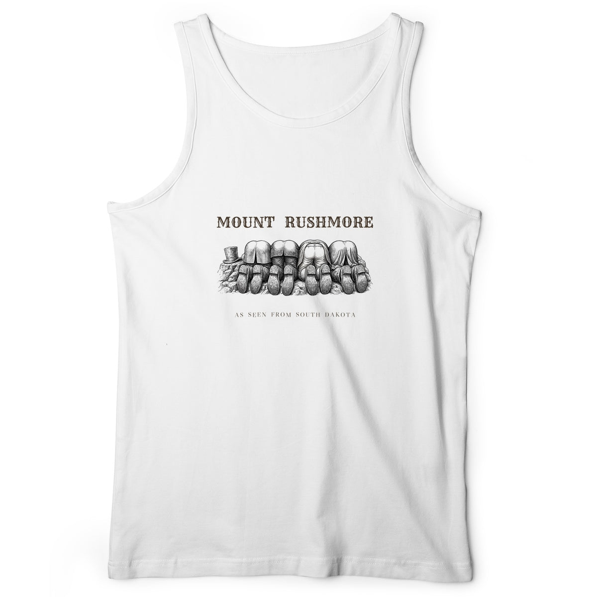 Mount Rushmore As Seen From South Dakota Tank Top