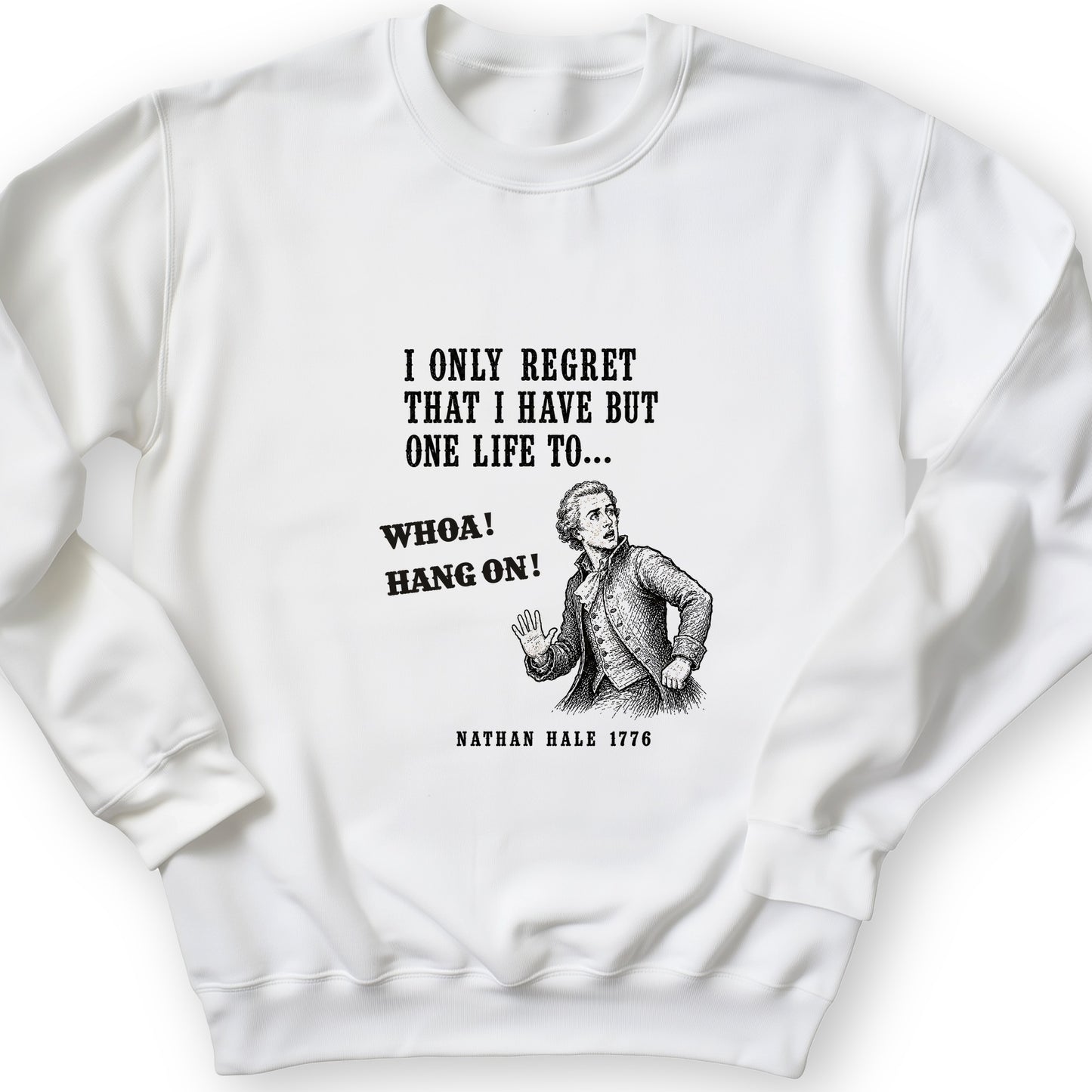 Nathan Hale Whoa Hang On Sweatshirt