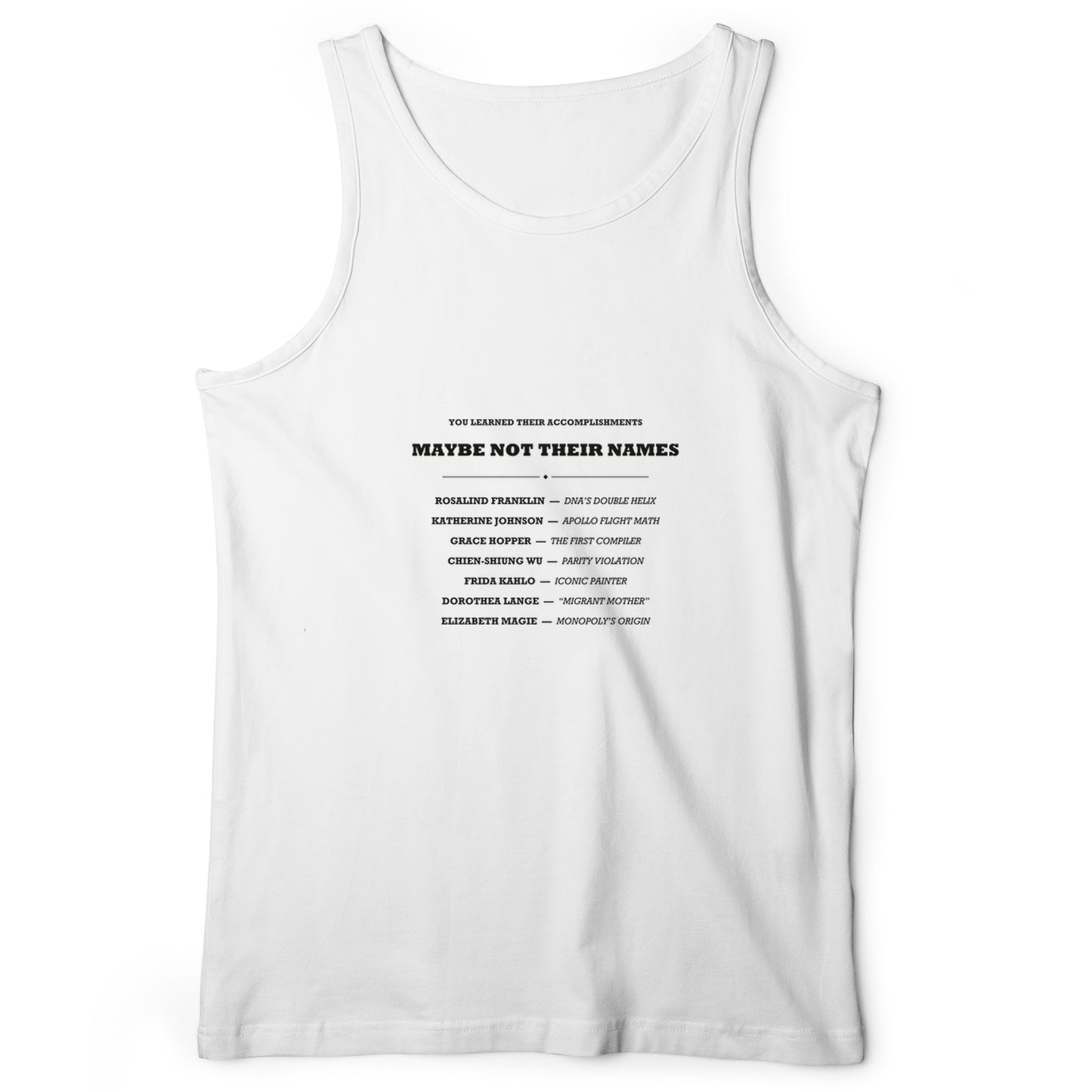 Not Their Names Tank Top