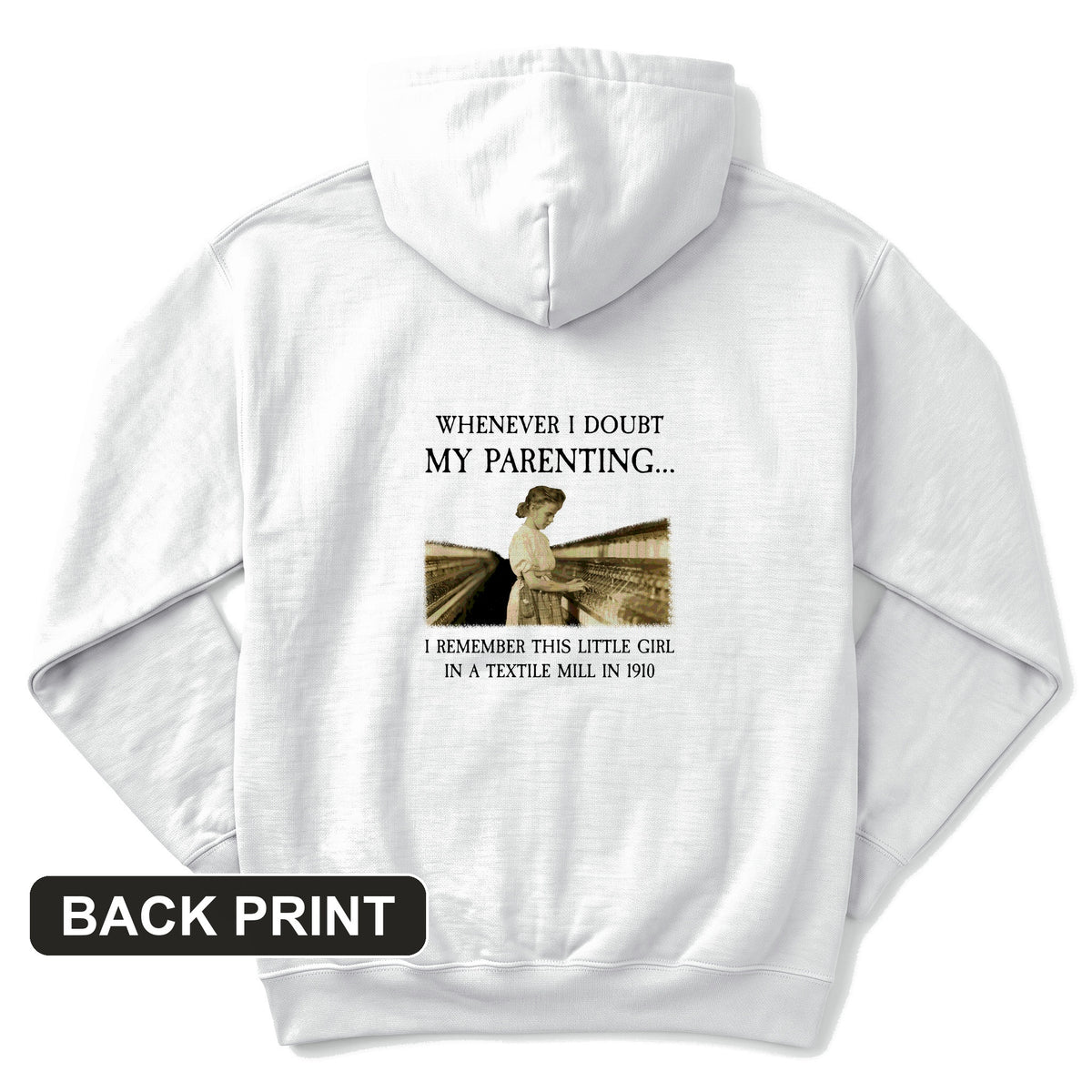 Parenting Back Print Hoodie