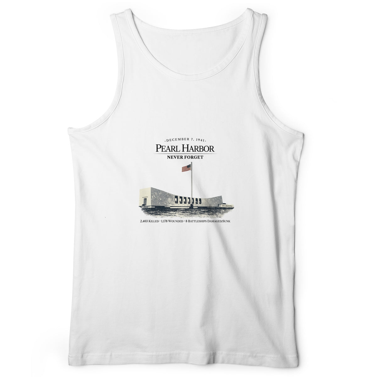 Pearl Harbor - Never Forget Tank Top
