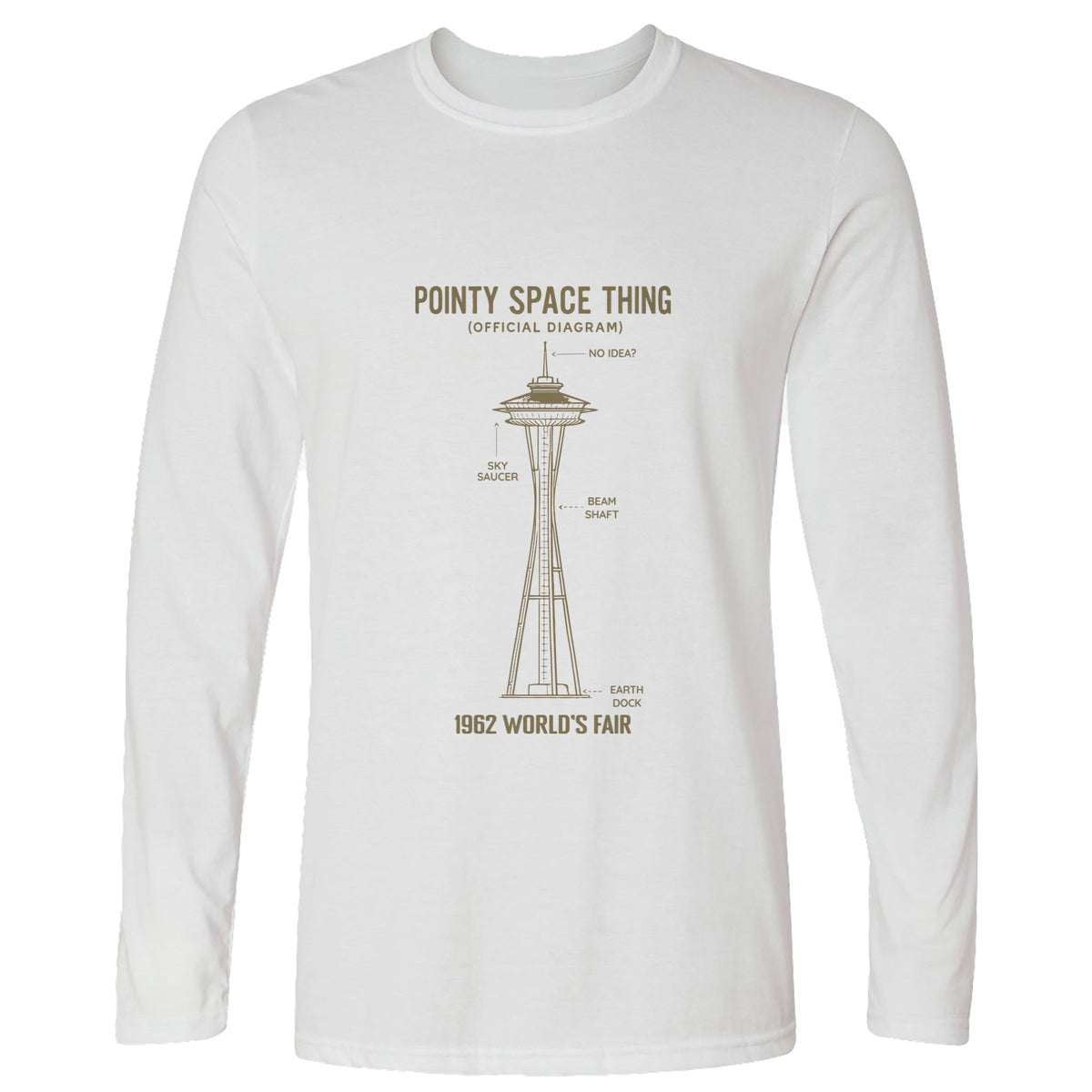 Pointy Space Thing Long Sleeve T-Shirt