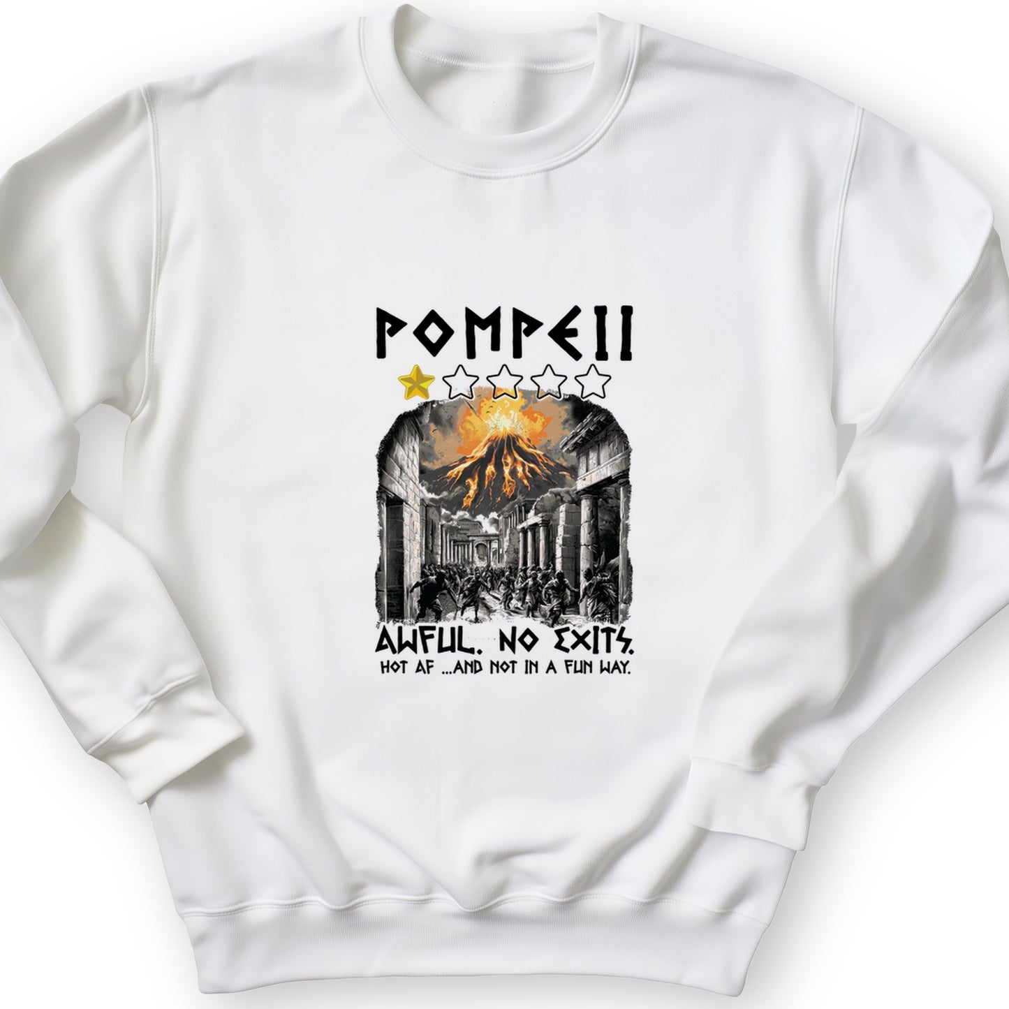 Pompeii 1 Star Crewneck