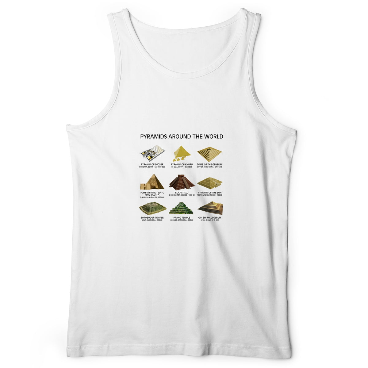 Pyramids of the World Tank Top