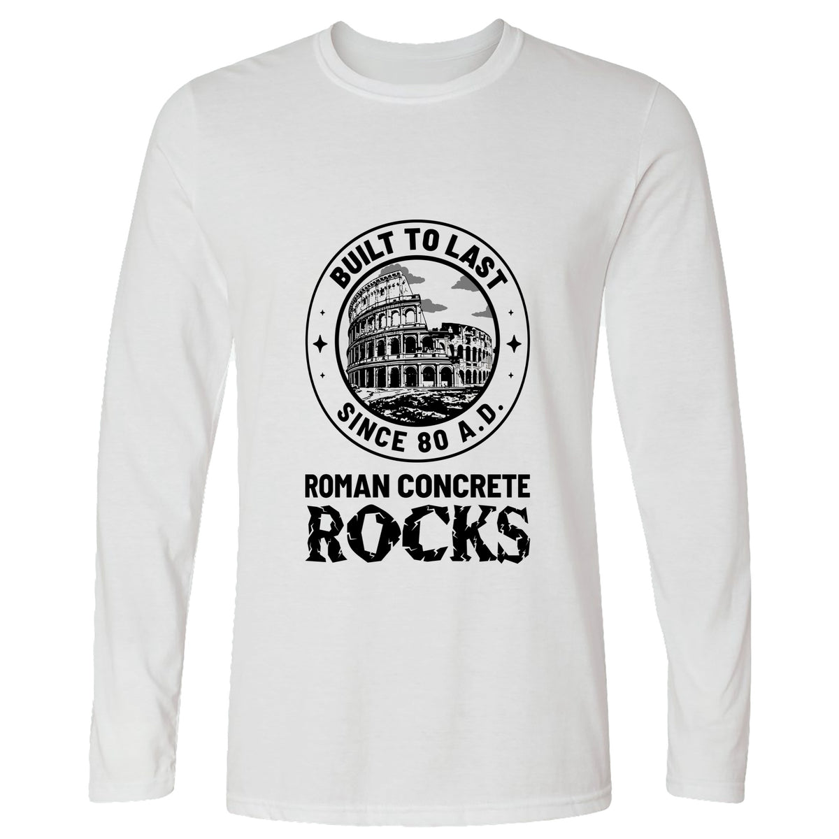 Roman Concrete Long Sleeve T-Shirt