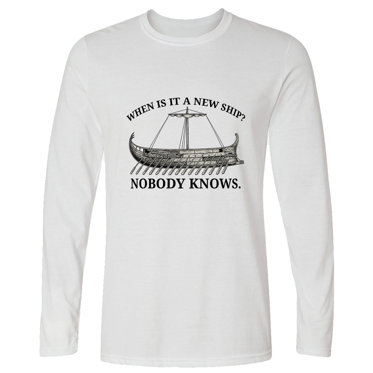 Ship of Theseus Long Sleeve T-Shirt