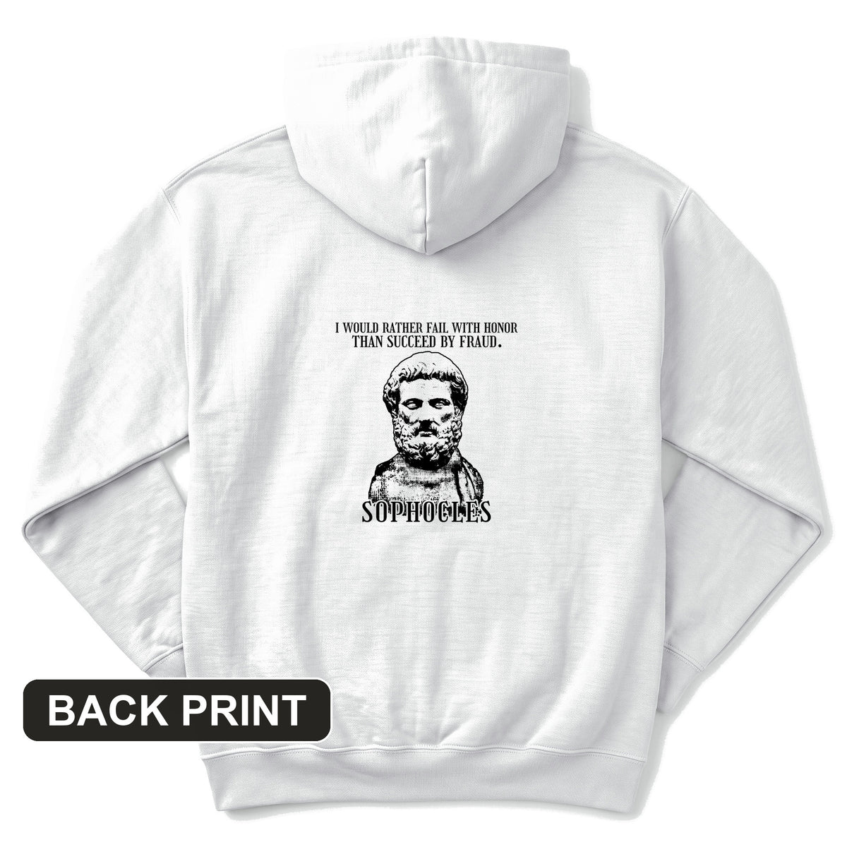 Sophocles Back Print Hoodie