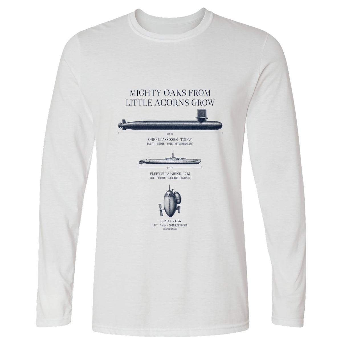 Submarine Evolution Long Sleeve T-Shirt