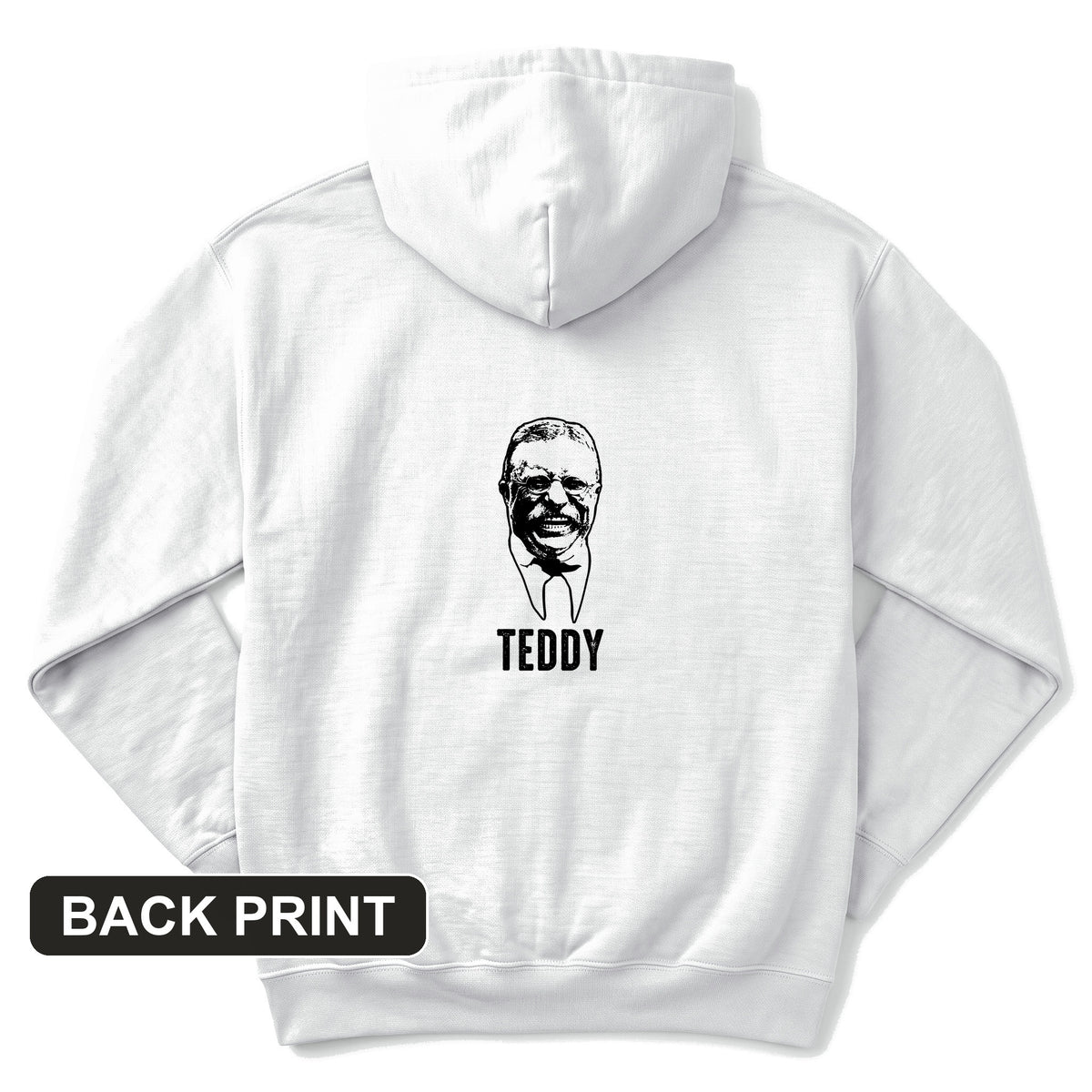 Teddy Back Print Hoodie