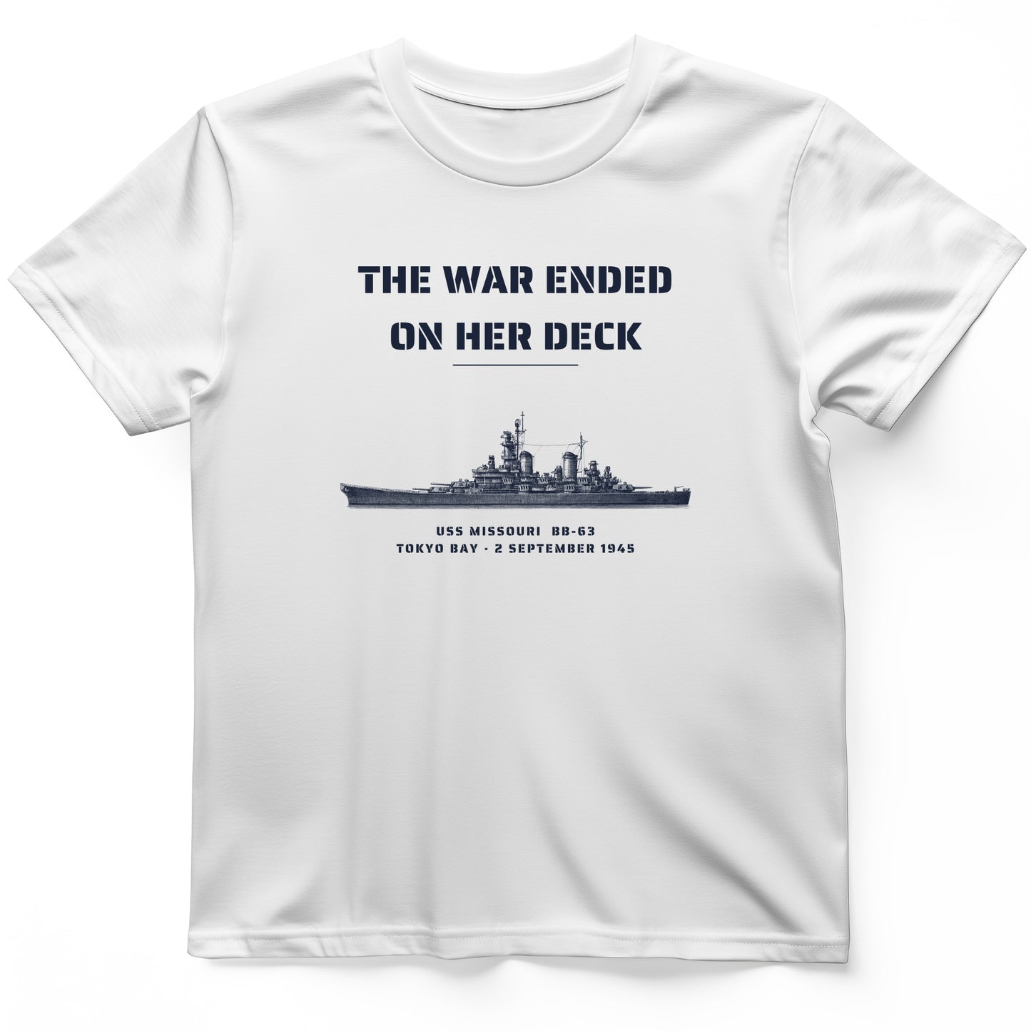 The War Ended On Her Deck T-Shirt