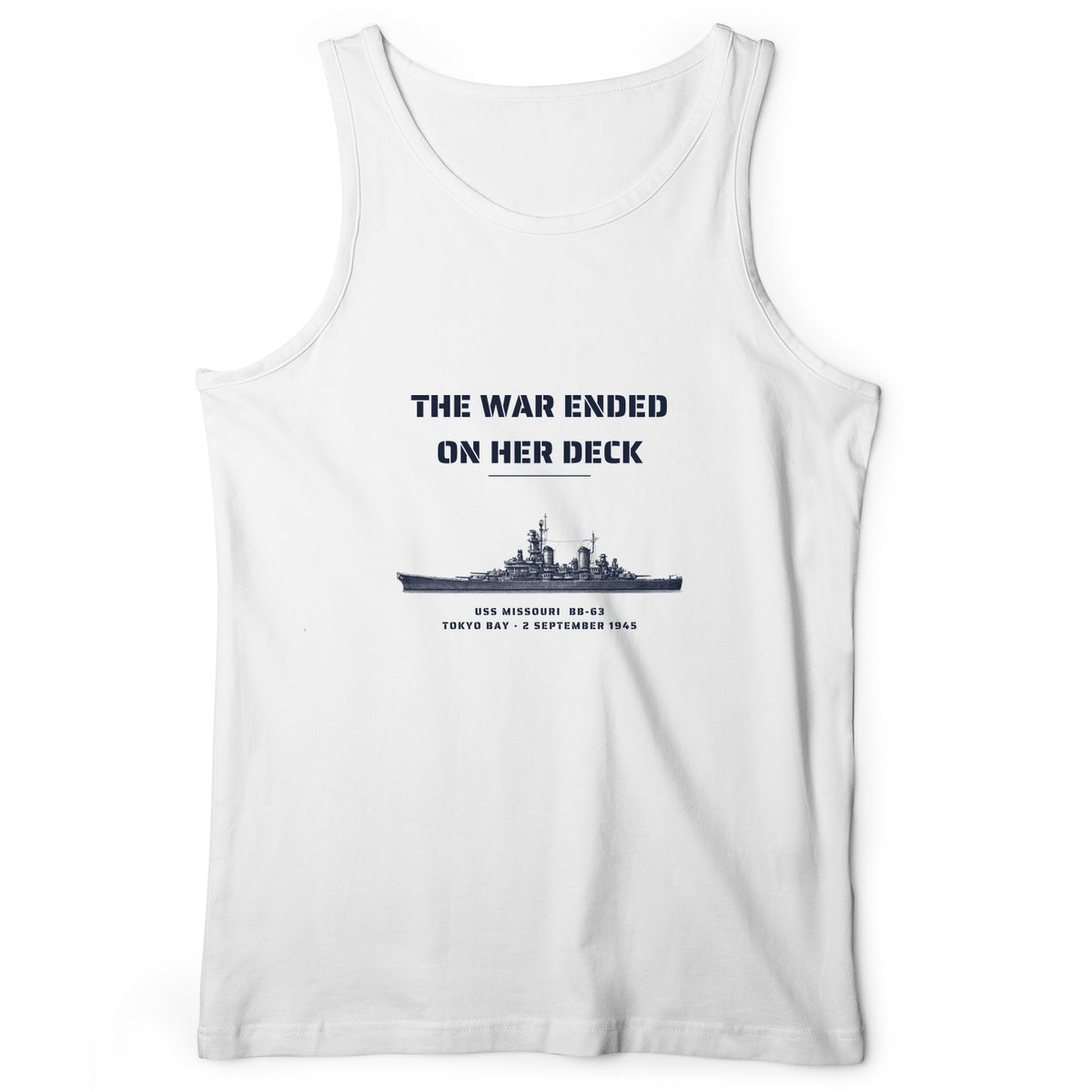The War Ended On Her Deck Tank Top