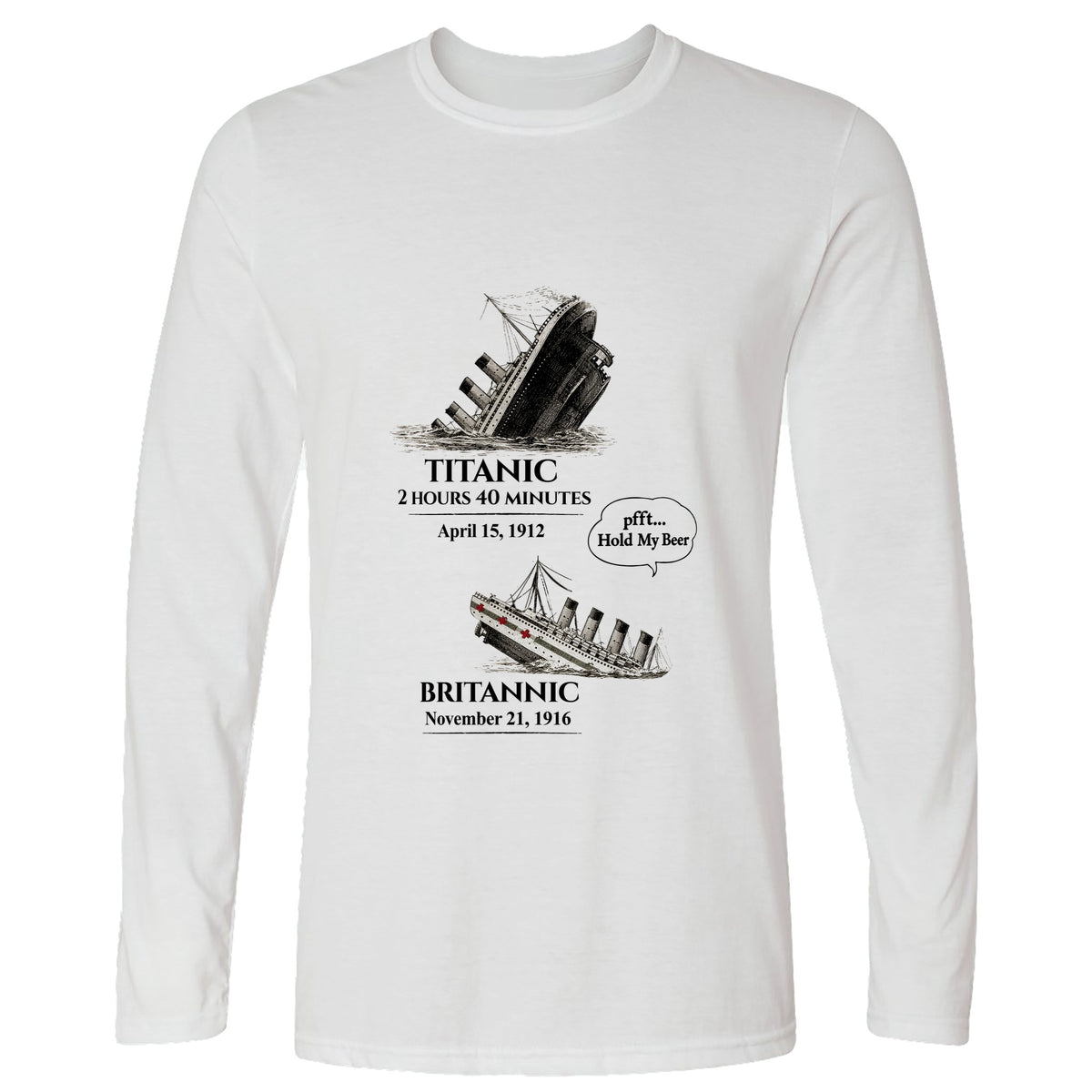 Titanic and Britannic Long Sleeve T-Shirt