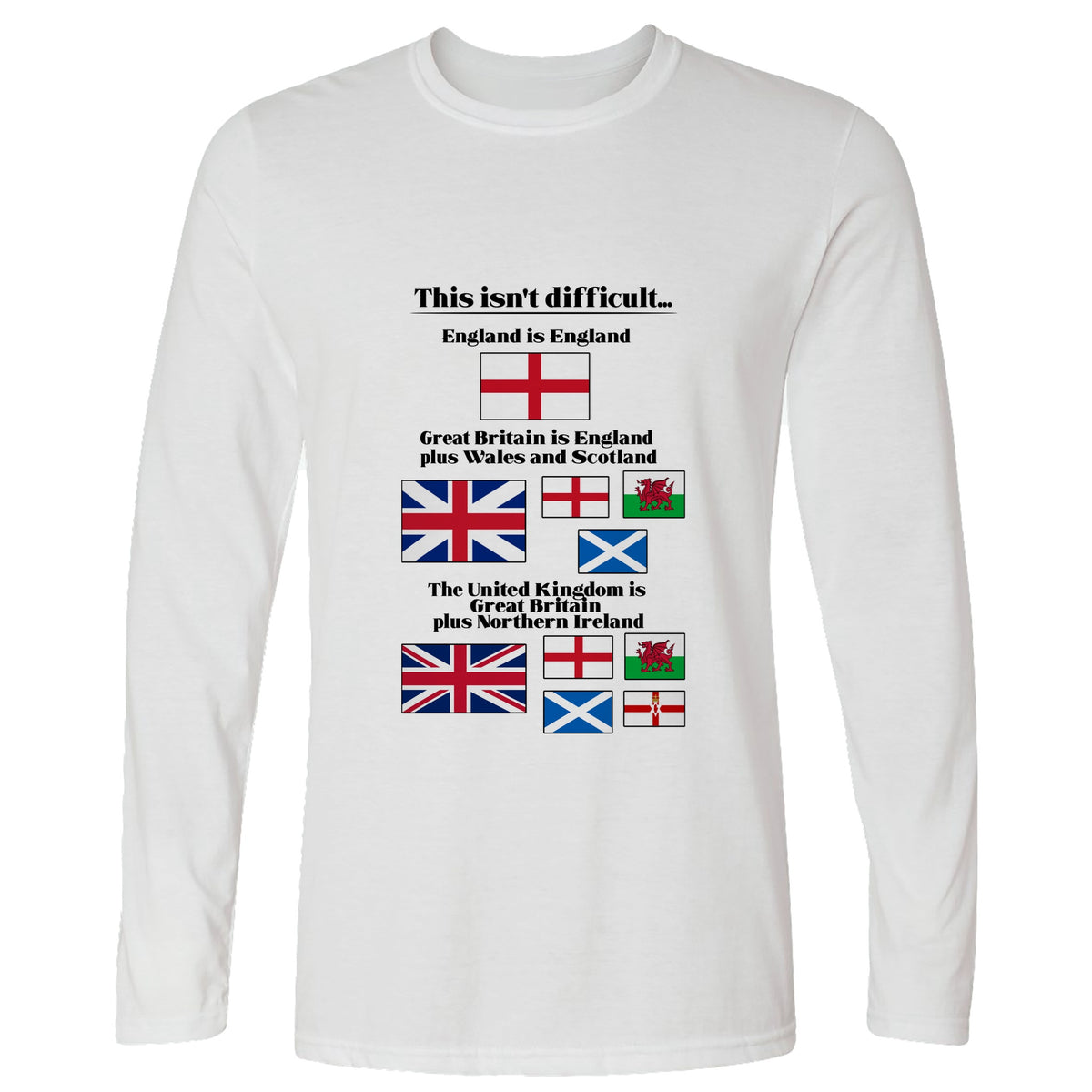 UK Make-up Long Sleeve T-Shirt
