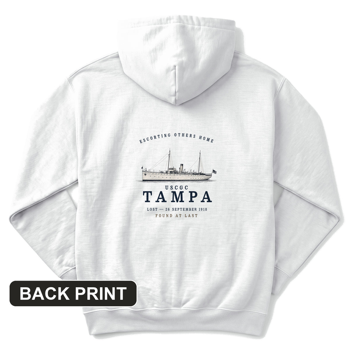 USCGC Tampa Back Print Hoodie