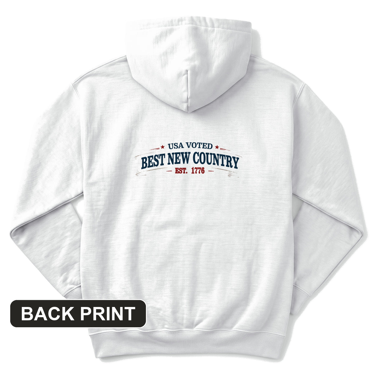 Voted Best New Country Back Print Hoodie