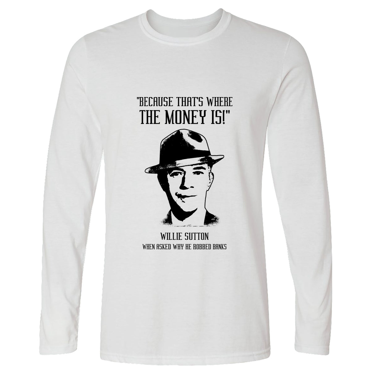 Willie Sutton Long Sleeve T-Shirt
