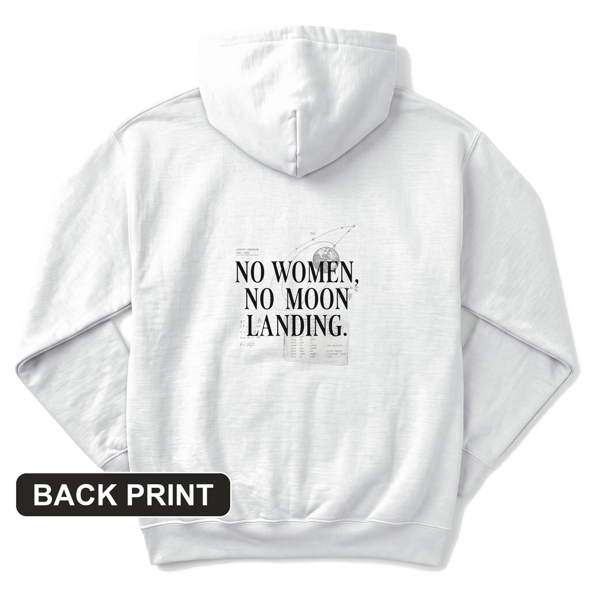 Women of NASA Back Print Hoodie