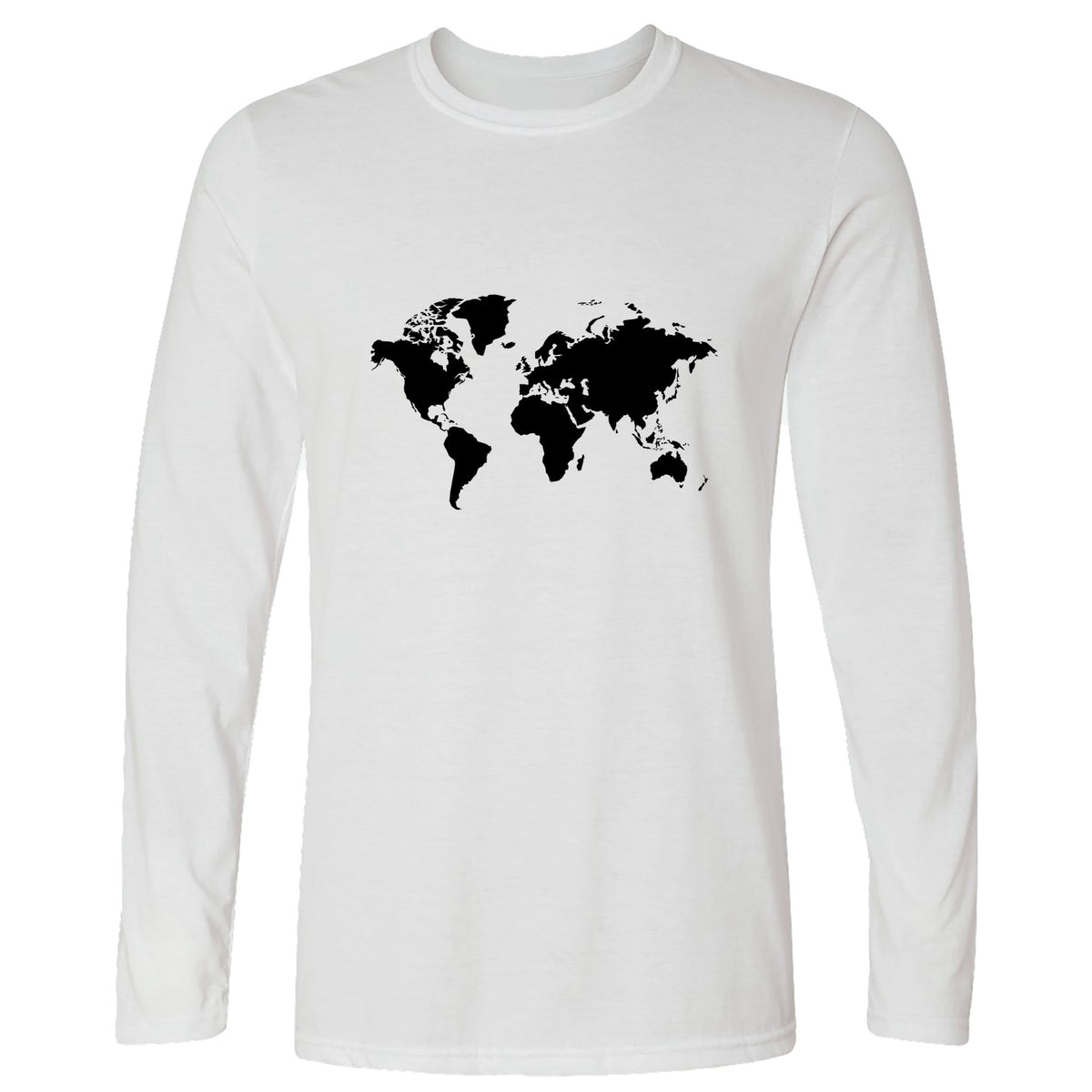 World Map Long Sleeve T-Shirt